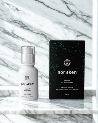 Bottle and box nor sken® restore ansiktskräm